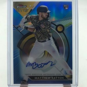 Matthew Batten On-Card Auto RC